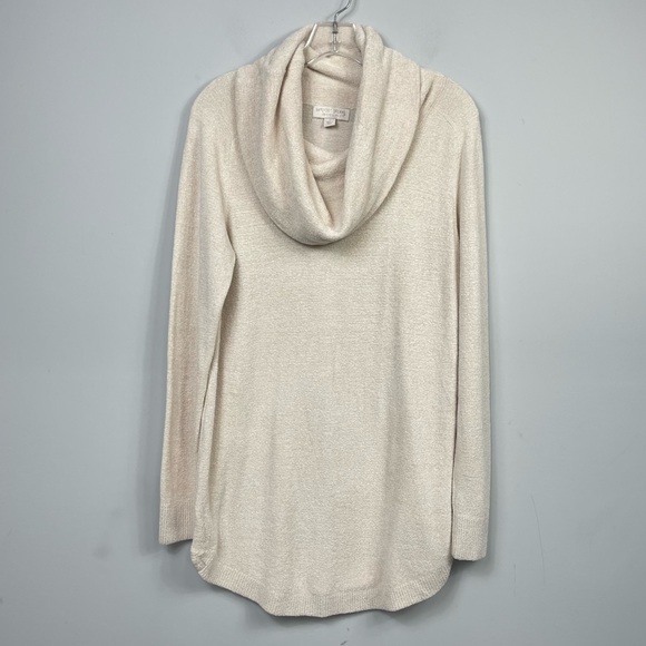 Barefoot Dreams CozyChic Ultra Lite Coastal Cowl Neck Tunic S Cozy Long Sweater - Picture 4 of 11